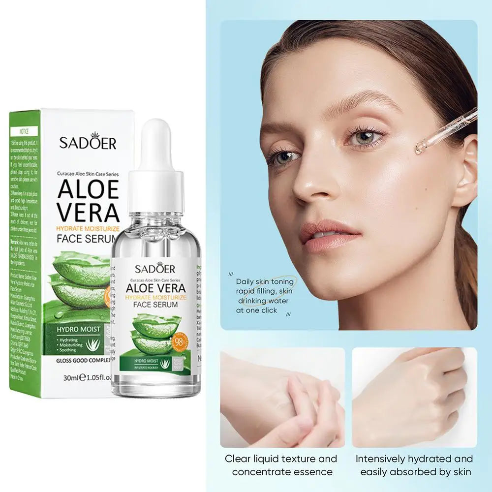 Aloe Vera Moisturizing face Essence Brightening Hydrating Essence Soothing face Care beauty skincare